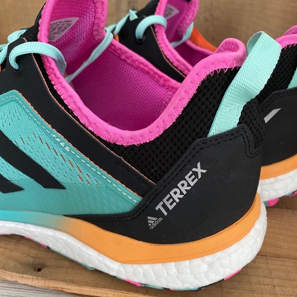 Men’s Adidas Outdoor Terrex Agravic Flow Trail Running Shoes Size 13 Mint Green - Picture 11 of 12